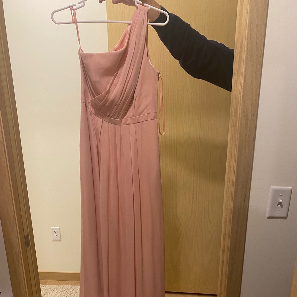 Pink bridesmaids dress